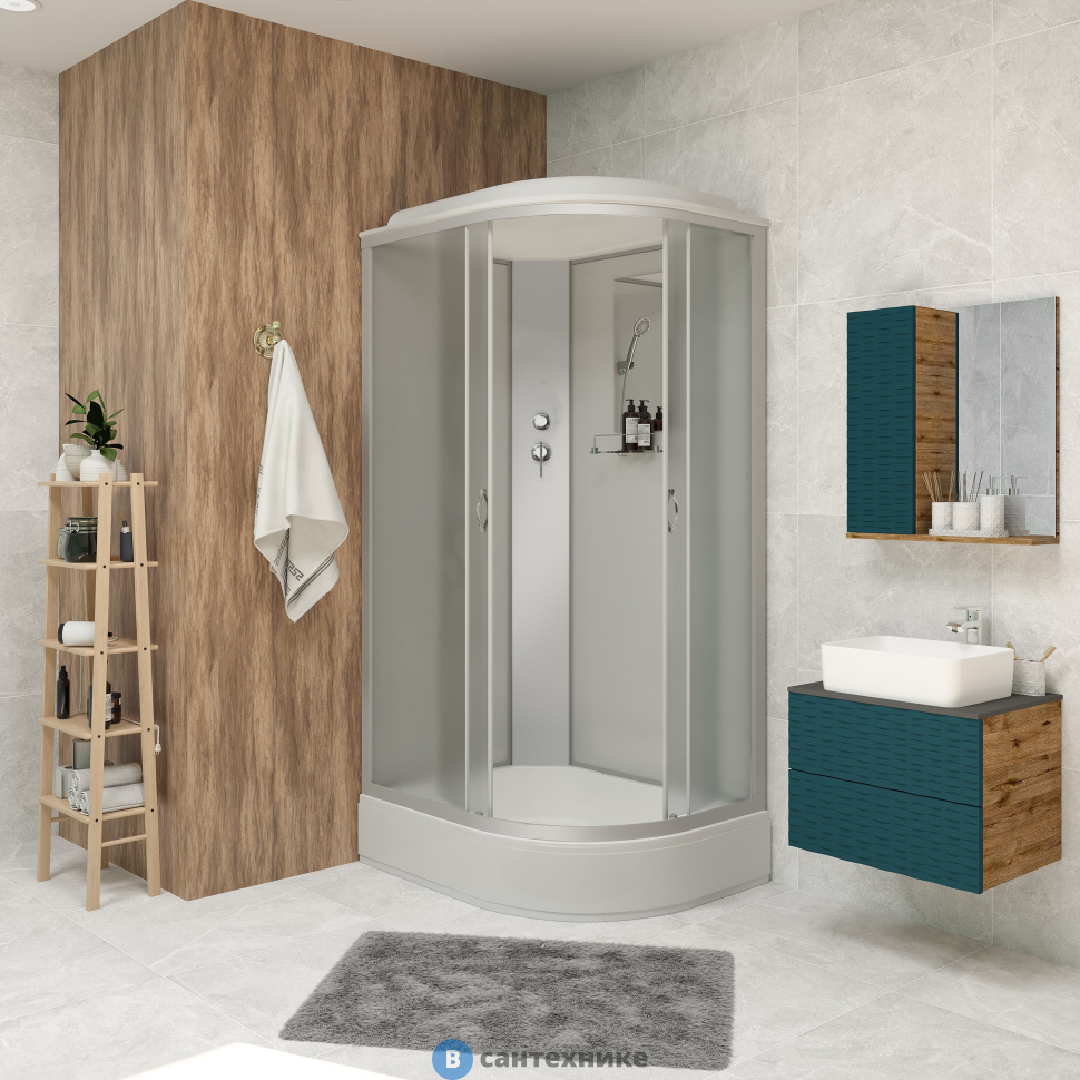 Душевая кабина Niagara NG-33294-14L средний поддон, стекло матовое