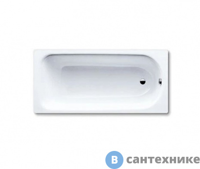 картинка Ванна стальная Kaldewei Saniform Plus 373-1 170х75 белый + easy-clean (112600013001), без ножек