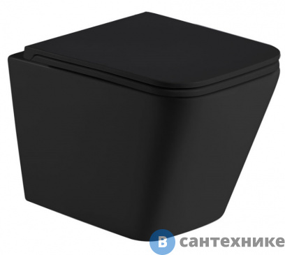 картинка Унитаз с инсталляцией WELTWASSER и кнопкой смыва (AMBERG 497 + GELBACH 043 MT-BL + AMBERG RD-WT)