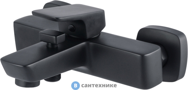 Смеситель Aquanet Gotic AF440-20B для ванны, черн.мат (243292)