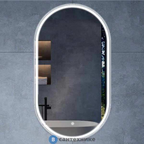 Зеркало Vincea VLM-3AU100 600х1000 c сенсорным выключателем и диммером