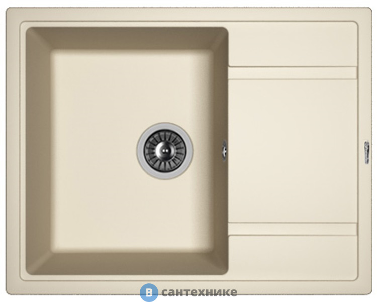 Кухонная мойка FLORENTINA Липси 650, жасмин FS (20.125.C0650.201)