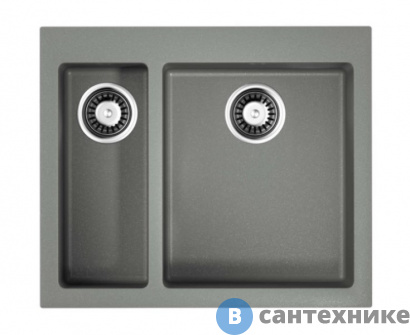 картинка Кухонная мойка OMOIKIRI Bosen 59-2-GR grey (4993558)