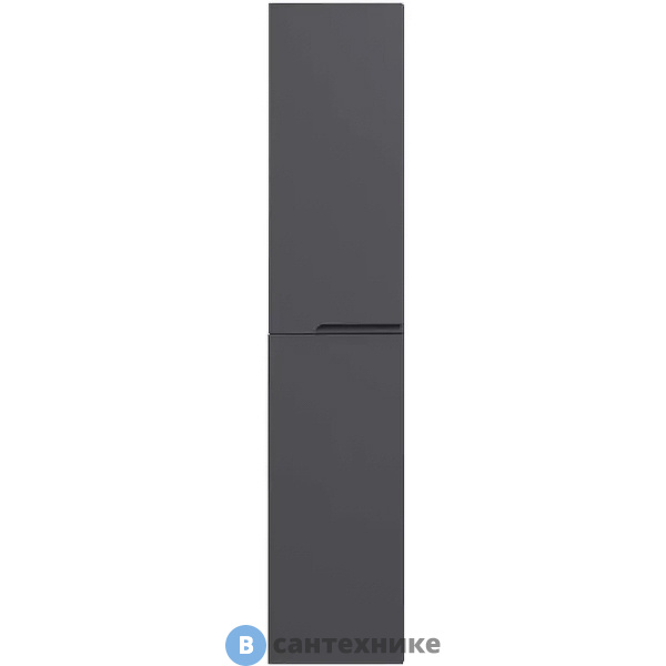 Колонна Jacob Delafon EB1892LRU-442 Nona 147х34 см, шарниры слева, глянцевый серый антрацит