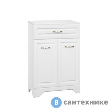 картинка Комод Style line Олеандр-2 600 (1 ящ.), белый (4650134471236)