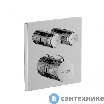 картинка Смеситель WasserKRAFT Dinkel 5848 Thermo термостатический для ванны и душа
