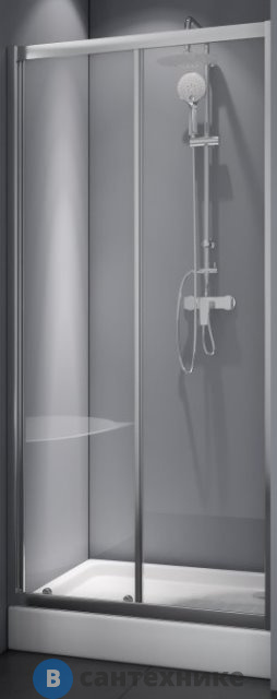 Душевая дверь BelBagno DUE-BF-1-140-C-Cr 1400x1900