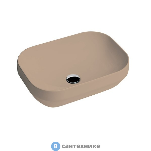 Раковина AXA Decus 8520010 накладная прямоугольная 500х350х150 мм, Sahara Matt