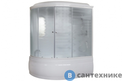 картинка Душевая кабина Royal Bath RB 150ALP-C R 1500x1000x2250 (матовое) (RB150ALP-C-R)