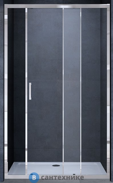 Душевая дверь Vincea Alpha VDS-3AL150CL, 1500, хром, стекло прозрачное