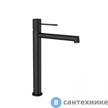 картинка Смеситель Vincea Desire VBF-1D2MB для раковины, однорычажный, черный