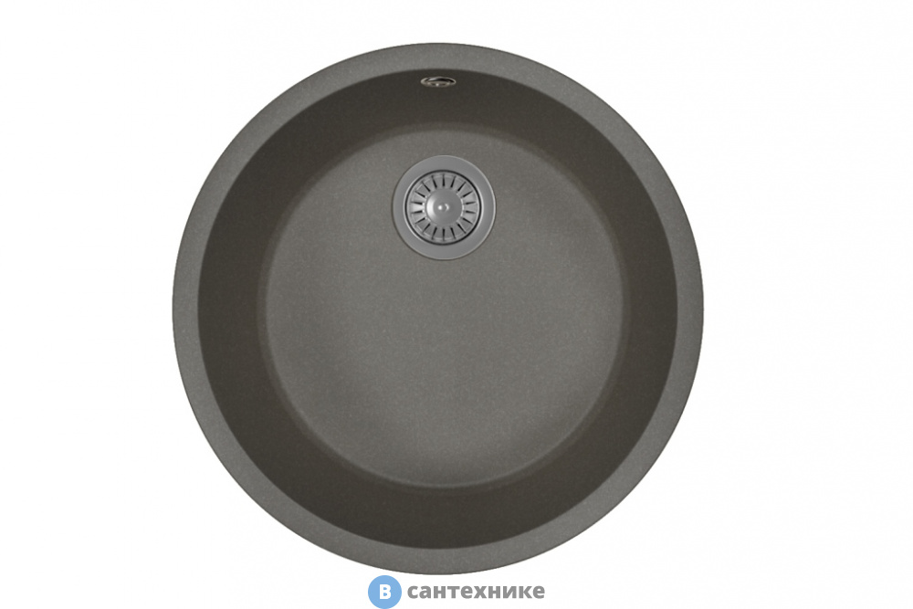 Кухонная мойка FLORENTINA Вега Зеро, чёрный FG (22.425.D0440.102)