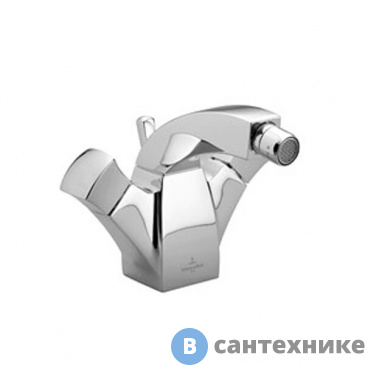 картинка Смеситель Dornbracht Square 24.510.910.00 для биде, хром