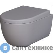 Унитаз подвесной Ambassador Abner 103T20301R (545*360*330) матовый серый, безободковый, без сиденья