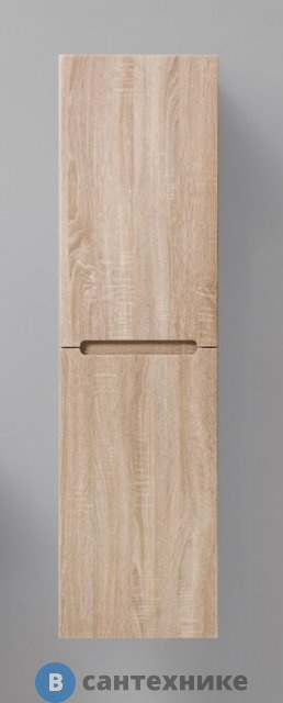 Шкаф BelBagno ETNA-1500-2A-SC-WO-P-R подвесной, с двумя распашными дверцами с доводчиками, две полки внутри, правосторонний, Rovere Bianco