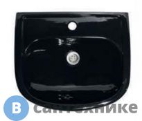 Умывальник Старый Оскол АЛЬФАНА-50 мебельный черный