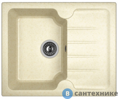 картинка Кухонная мойка Dr. Gans Лора 620, латте CMc (25.020.A0620.403)
