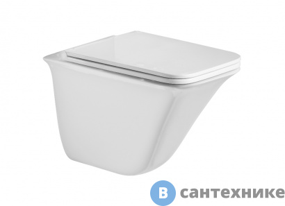 картинка Унитаз с инсталляцией WELTWASSER и кнопкой смыва (MARBERG 507 + ROTBACH 004 GL-WT + MAR 507 RD GL-WT)