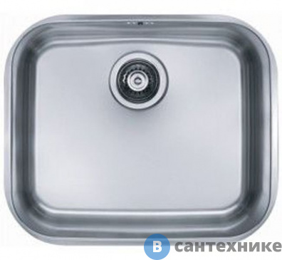 картинка Кухонная мойка Alveus VARIANT 10 SAT-90 480X400X180 нержавеющая сталь, с сифоном 1102384 (1042481)
