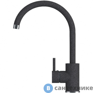 картинка Смеситель кухонный TOLERO Элара №911 чёрный (464094)