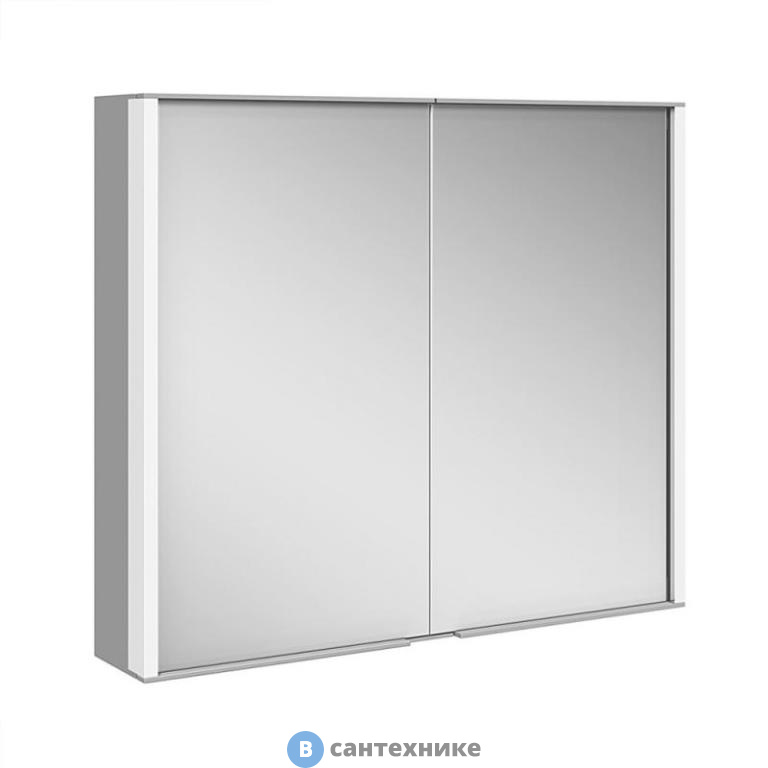Зеркальный шкаф Keuco Royal Match 12803171301, 2 дверцы, с подсветкой, настенный, 1000x700x160 мм