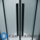 картинка Душевое ограждение Grossman Galaxy 300.K33.01.8080.21.00 (80*80*195) квадрат, раздвижная, черный матовый, стекло прозрачное 