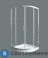 картинка Душевой уголок Cerutti VIVA100 (100x100x195) с прозрачным стеклом, без поддона