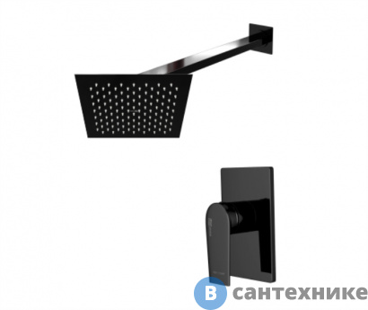 картинка Душевая система WasserKRAFT A66181 для душа с верхней душевой насадкой