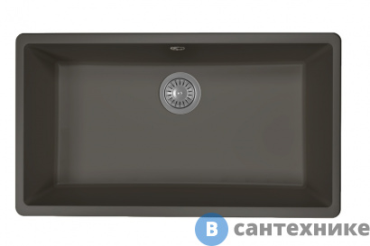 картинка Кухонная мойка FLORENTINA Вега 700, антрацит FSm (22.435.E0700.302)