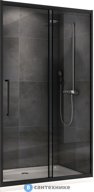 Душевая дверь ABBER Schwarzer Diamant AG30150BH 150*195