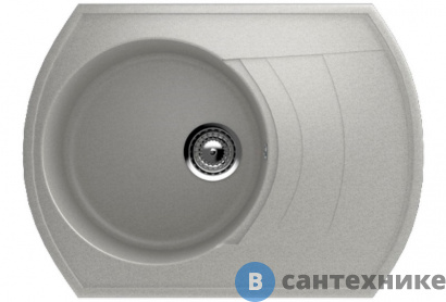 картинка Кухонная мойка Ulgran U-206-310 серый 640х490