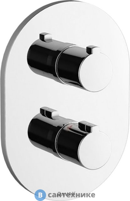 Смеситель Ravak CR 067.00 термостатический скрытого монтажа для R-box multi, 3 вывода (X070075)