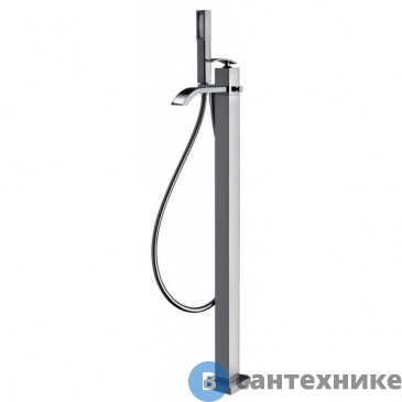 картинка Смеситель Jacuzzi 0IQ00099JA00 Glint для ванны напольный, хром