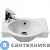 Раковина Santek ФОРУМ 45 1WH110542 с отверстием для смесителя слева /22,5/28х45,5/ (белый)