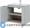 картинка Тумба под раковину Aquanet Алвита new 80 подвесная 2 дв. серый (277528)