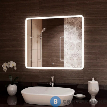 картинка Зеркало Континент Demure Led 900х700 с подогревом (ЗЛП537)