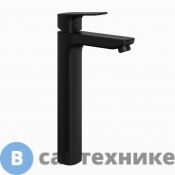 Смеситель Paini Viva Style P4YO205LL для раковины, без донного клапана, высокий, чёрный