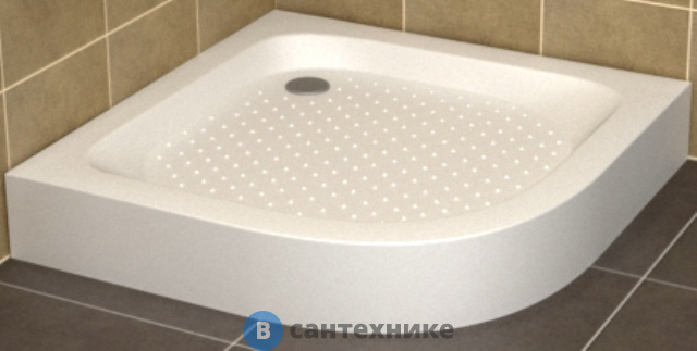 Душевой поддон RGW LUX/TN-Р /полукруг 90*90 (FW5-5) (16180499-41), без сифона