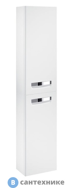 Шкаф-колонна Roca GAP ZRU9302884 левый, белый глянцевый (34,4х20х160)