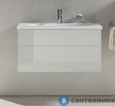 картинка Тумба с раковиной Keuco Royal Reflex 34060210000 + 34061318001, белый, 800 мм (39603210100)