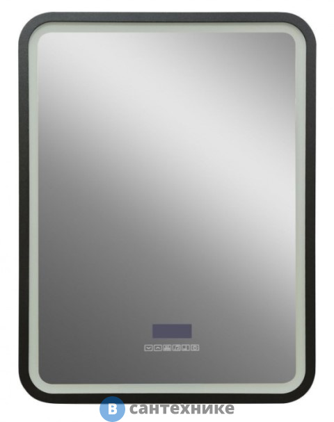 Зеркало с подсветкой Art & MAX Genova 600x800 AM-Gen-600-800-S-F-MFP и муз.блоком