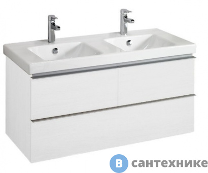 картинка Тумба под раковину Jacob Delafon ODEON UP EB892-N18 белый блестящий (117х48,5х53)