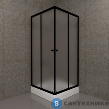 картинка Душевое ограждение Тритон ДО Вента-БВ 90*90, квадрат, низ. подд. (сифон D90 мм) (DK369)