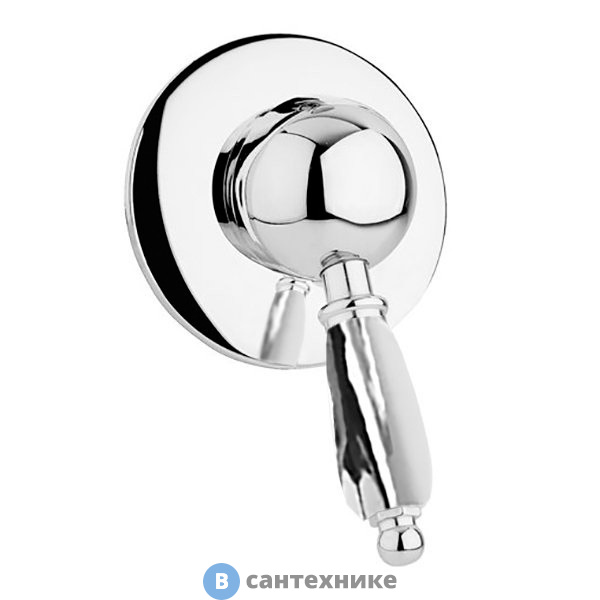 Смеситель Cezares ELITE-DIM-01-M встраиваемый однорычажный для душа, хром, ручка хром