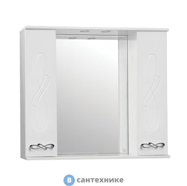 Зеркальный шкаф Style line Венеция 900/C белый (4650134470574)