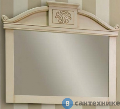 картинка Зеркало BelBagno BB45S/PBA (990x830) Bianco Antico