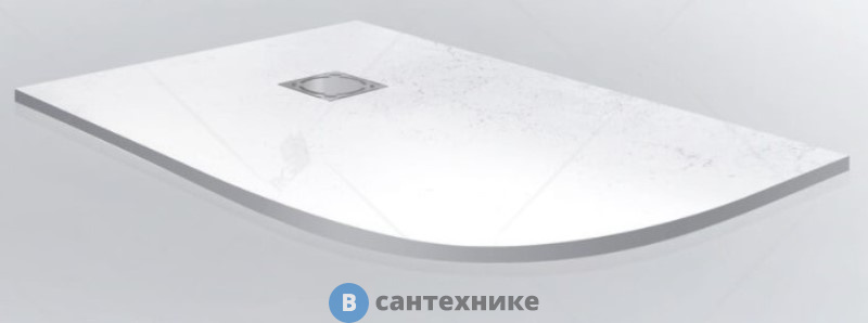 Душевой поддон RGW ST/AL-0129W 90*120*2,5 белый/Асимметричный (16154129-01L), без сифона