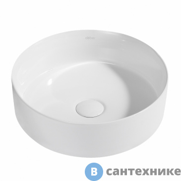 картинка Раковина ABBER Bequem AC2108 белая накладная