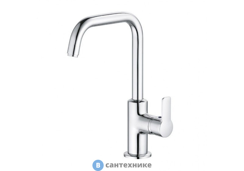 Смеситель Kludi 370240565 PURE&EASY Однорычажный на умывальник, управление сбоку, без донн.клапана