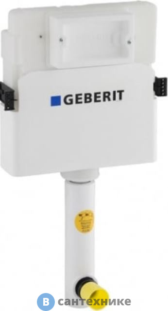 Бачок Geberit 109.100.00.1 смывной Delta скрытого монтажа, 12 см, 6/3.5 л